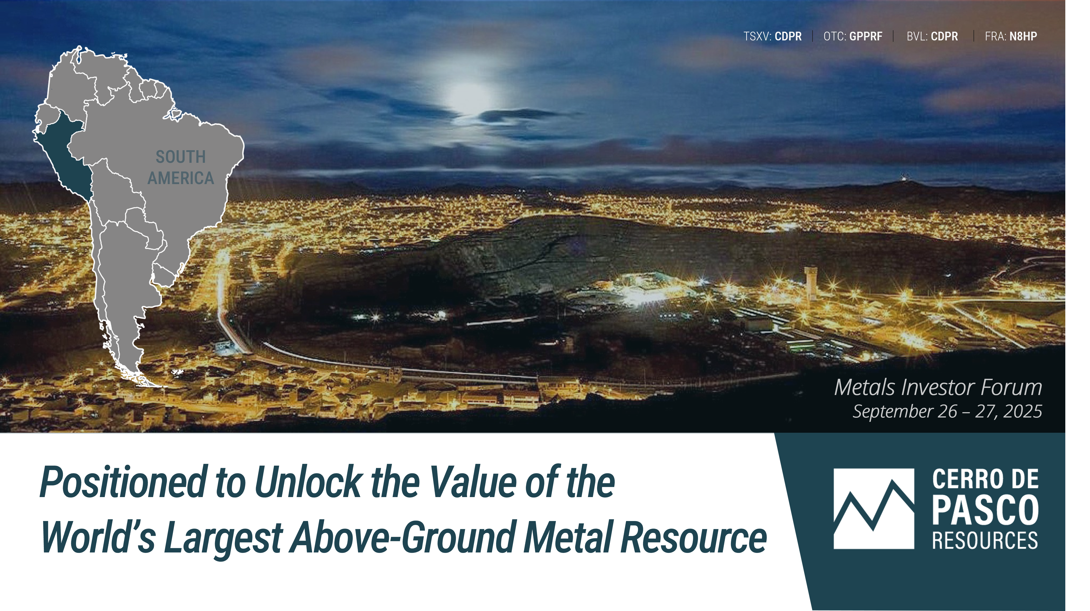 Presentation Metal Investor Forum