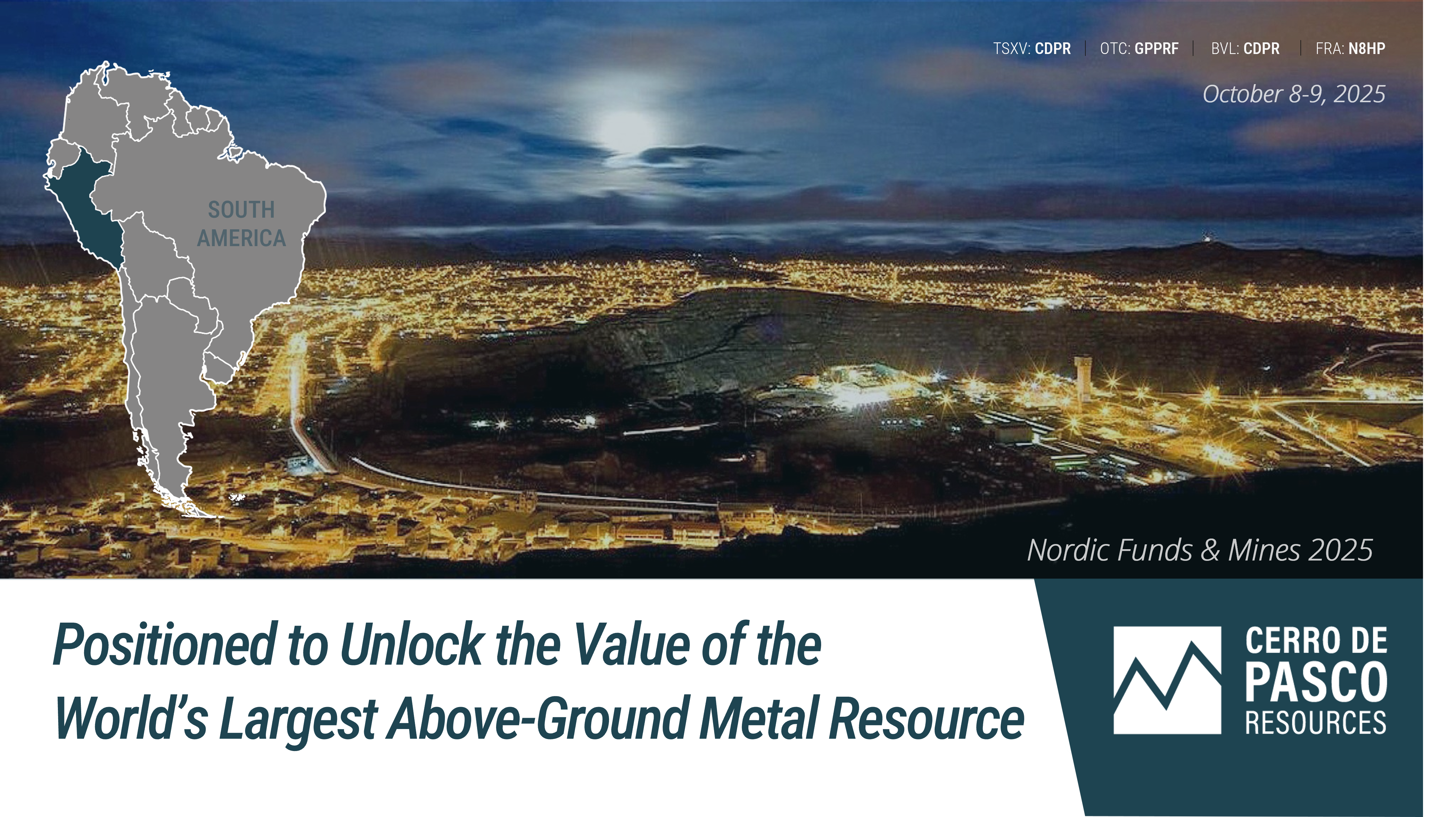 Presentation Metal Investor Forum